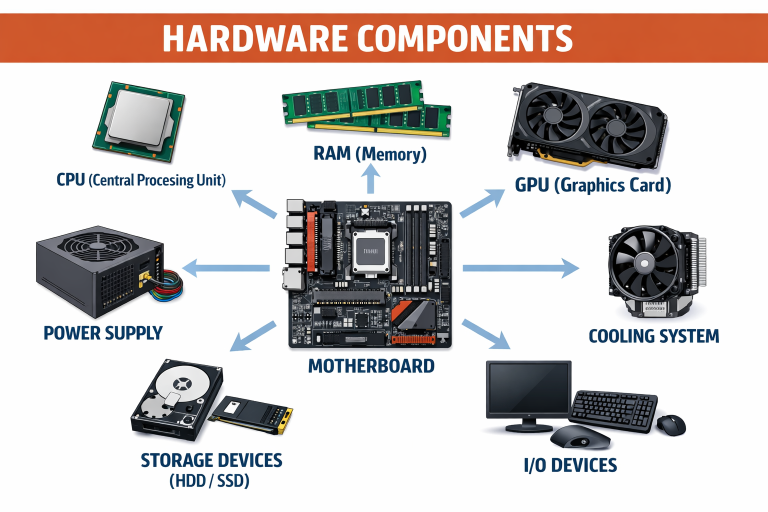Componentes de una computadora